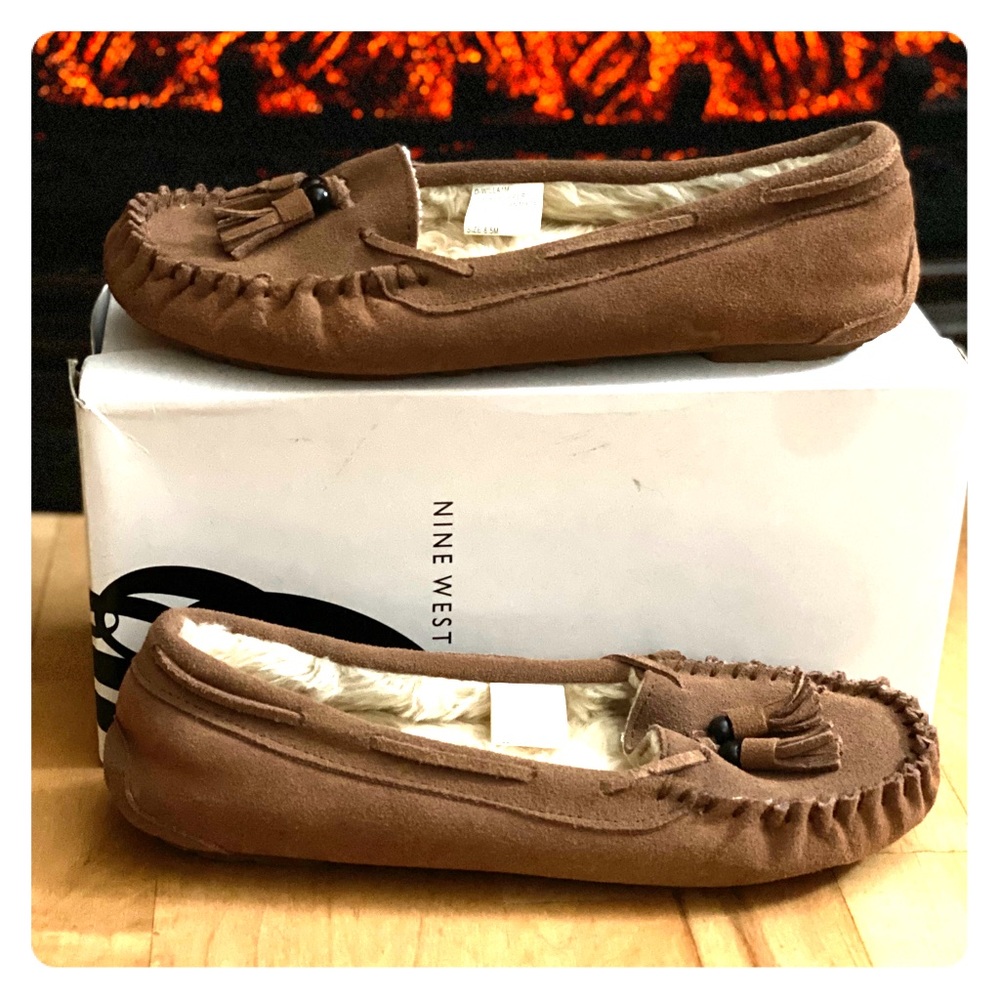 Nine West Chestnut Loafers size 8.5